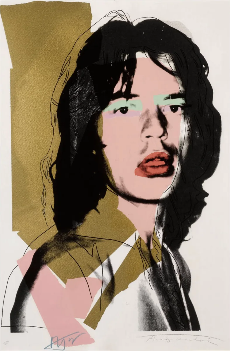 Andy Warhol, Mick Jagger F.S. II 143, 1975, screen print on Arches Aquarelle (Rough) paper