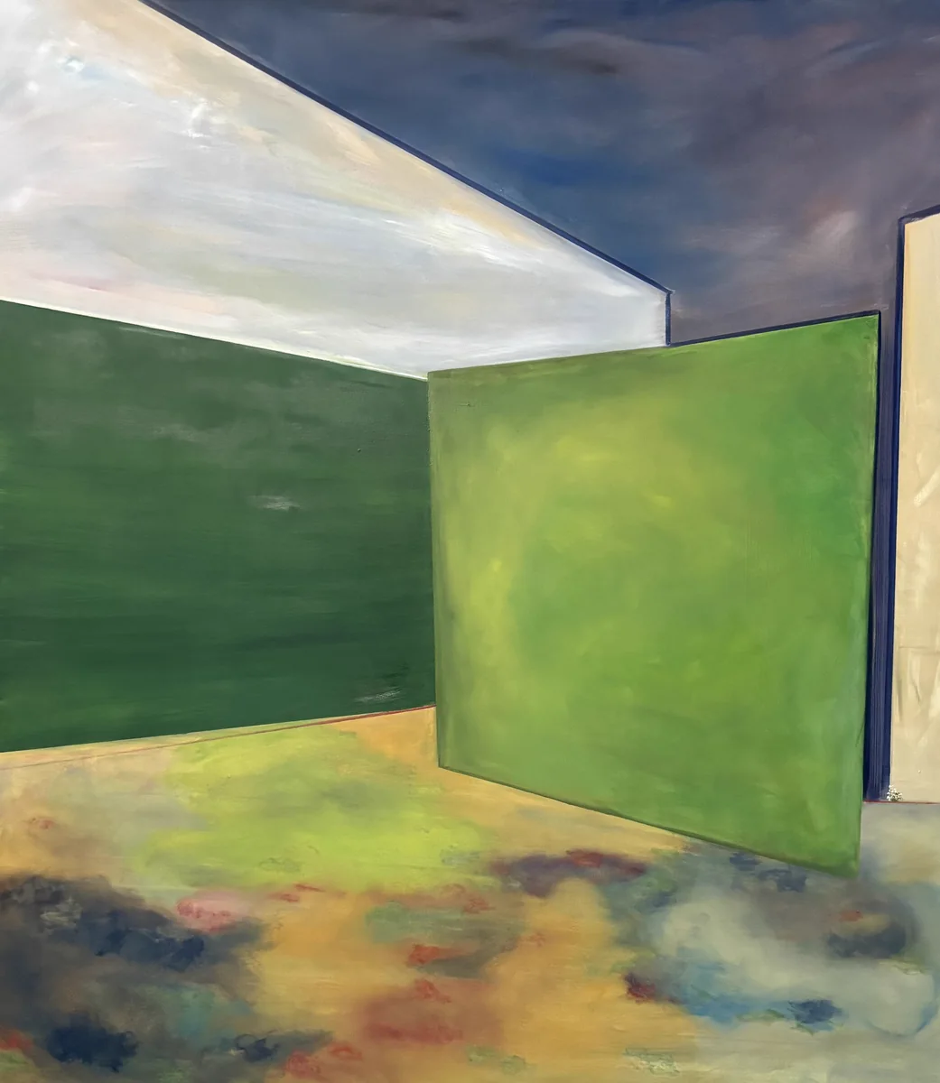 Marie-Chloé Duval, Thriving From The Inside, oil on canvas